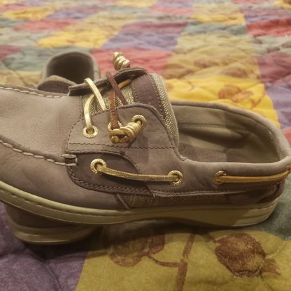 Sperry Gold/Brown Size 8.5 - Picture 1 of 3